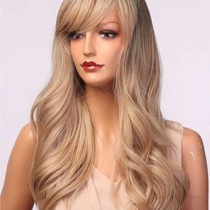 Elegant Blonde Women's Wig